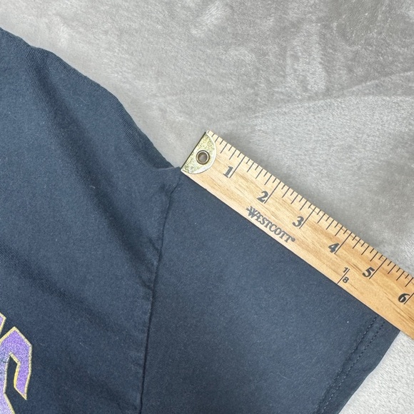 Los Angeles Lakers Ultra Game Black 100% Cotton Faded Boys T-Shirt Medium - Picture 7 of 11
